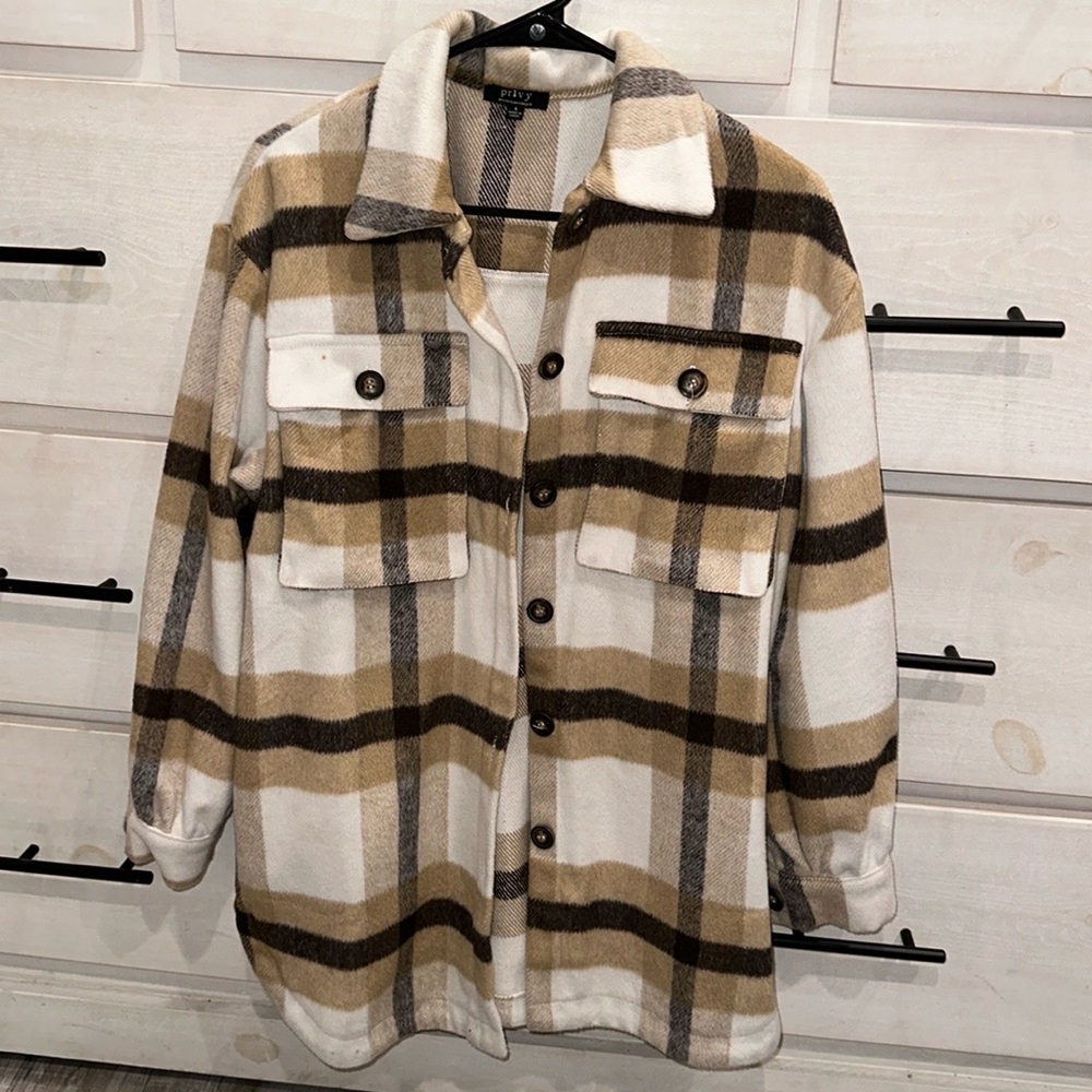 Brown wool coat